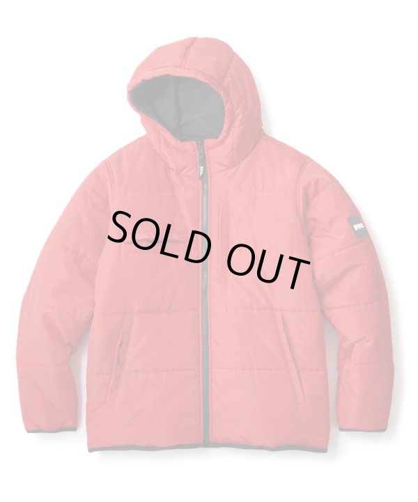 画像2: FTC/REVERSIBLE HOODED PUFFY JKT   BLACKxRED