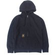 画像1: RATS/FLEECE ZIP PARKA  BLACK