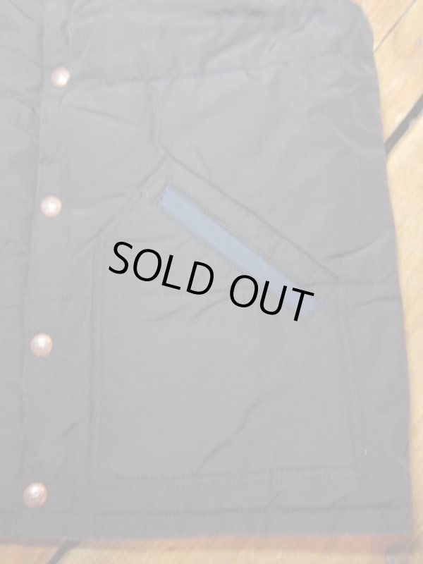 画像8: GRN/R/V PADDING VEST  INDIGOxBLACK