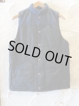 画像: GRN/R/V PADDING VEST  INDIGOxBLACK