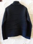 画像2: (DEAD STOCK) COREFIGHTER/SHAWLL COLLAR KNIT  BLACK