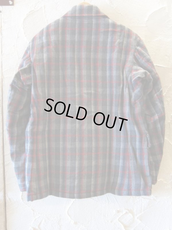 画像2: (DEAD STOCK) COREFIGHTER/CHECK MELTON JKT  GRAY