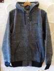 画像1: (DEAD STOCK) COREFIGHTER/TWEED ZIP  BLACK