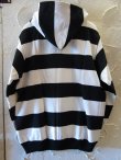 画像2: (DEAD STOCK) COREFIGHTER/BORDER ZIP HOODY  BLACKxWHITE