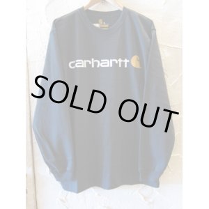 画像: CARHARTT/LONG SLEEVE LOGO T  BLACK