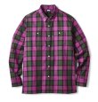 画像1: FTC/PLAID TWILL B.D SH  PURPLE