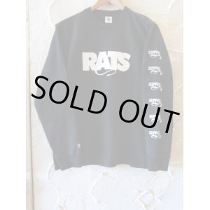 画像: RATS/BOX LOGO L/S  BLACK