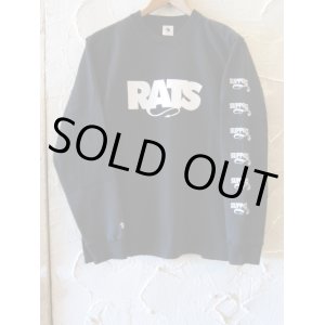 画像: RATS/BOX LOGO L/S  BLACK