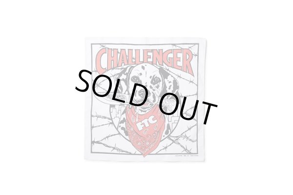 画像1: FTC/xCHALLENGER BANDANA  WHITE