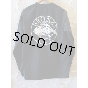 画像: BRONZE AGE/PRINT LONG T LOGO  BLACK