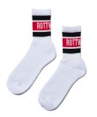 画像1: ROTTWEILER/SHORT LINE SOCKS  RED