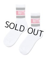 画像: ROTTWEILER/SHORT LINE SOCKS  RED