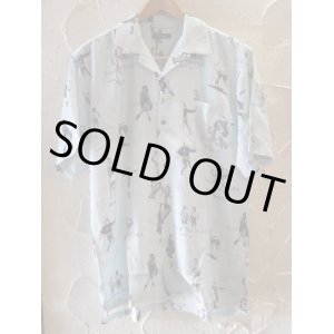 画像: (再入荷） VINTAGE EL/POP ALOHA SHIRTS  M.GREEN