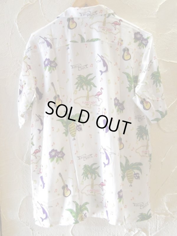 画像2: (再アップ) VINTAGE EL/HULA ALOHA SHIRTS  WHITE