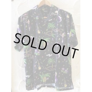 画像: (再アップ） VINTAGE EL/HULA ALOHA SHIRTS  BLACK