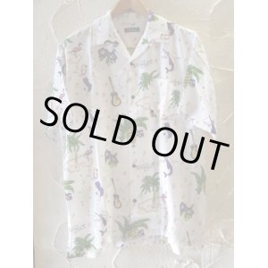 画像: (再アップ) VINTAGE EL/HULA ALOHA SHIRTS  WHITE