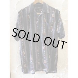 画像: (再入荷） VINTAGE EL/MEXICAN ALOHA SHIRTS  BLACK