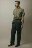 画像3: BELAFOTE/RT CHINO 2TACK TROUSER  D.GREEN