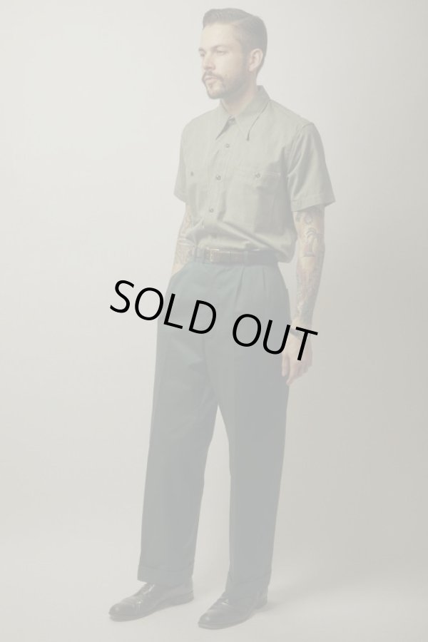 画像3: BELAFOTE/RT CHINO 2TACK TROUSER  D.GREEN