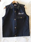 画像1: GANGSTERVILLE(ギャングスタービル)/SOCAL WORK VEST  BLACK