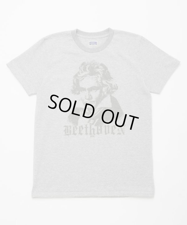 画像1: BELAFOTE/RT BEETHOVEN PRINT T  GRAY