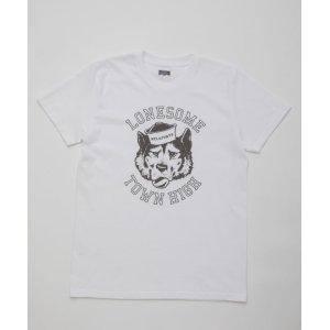画像: BELAFOTE/RT LONESOME TOWN HIGH PRINT T  WHITE