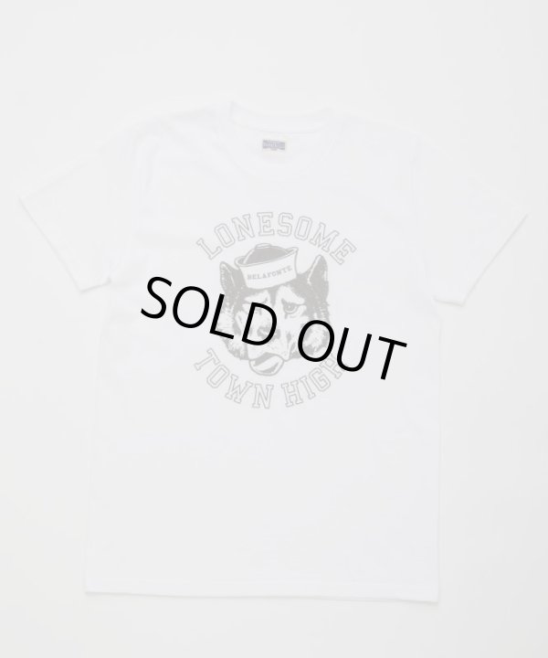 画像1: BELAFOTE/RT LONESOME TOWN HIGH PRINT T  WHITE
