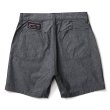 画像2: SOFTMACHINE/SMITH CHAMBRAY SHORTS  BLACK