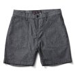 画像1: SOFTMACHINE/SMITH CHAMBRAY SHORTS  BLACK