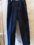 画像1: (SALE 35%OFF) BELAFOTE/RT 2TACK CORDUROY TROUSERS  NAVY