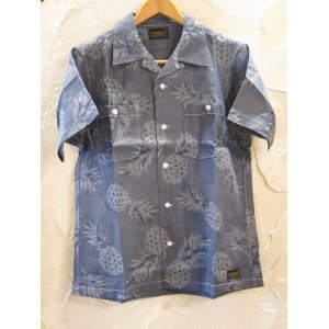 画像: (SALE 30%OFF) (再アップ）(DEAD STOCK)COREFIGHTER/PINEAPLLE S/S SH  INDIGO