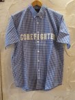 画像1: (DEAD STOCK)COREFIGHTER/CF WAPPEN S/S SH  BLUE