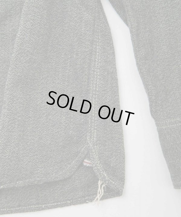 画像4: BELAFOTE/RT TRIPLE STITCH SH CHAMBRAY L/S  BLACK