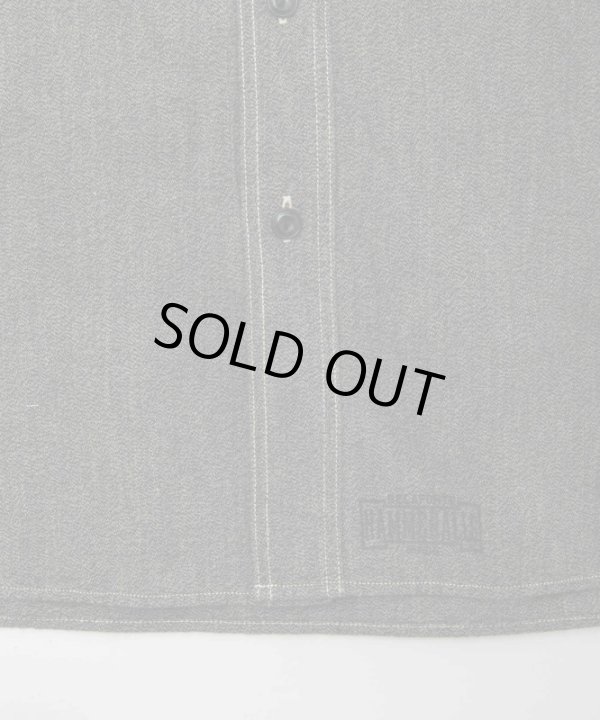 画像3: BELAFOTE/RT TRIPLE STITCH SH CHAMBRAY L/S  BLACK