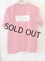 画像: RATS/BOX LOGO T  RED