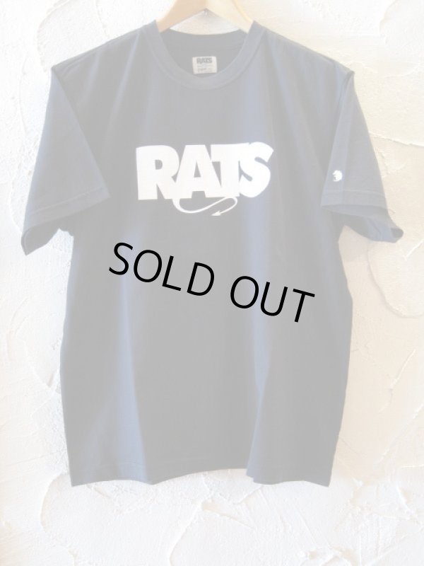 画像1: RATS/BOX LOGO T  BLACK