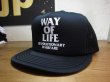 画像1: RATS/WAY OF LIFE MESH CAP  BLACK