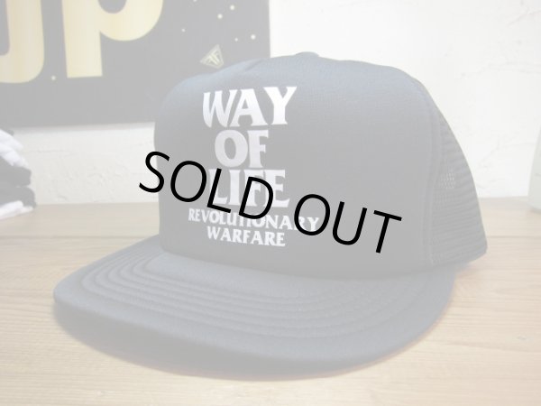 RATS/WAY OF LIFE MESH CAP BLACK RATS