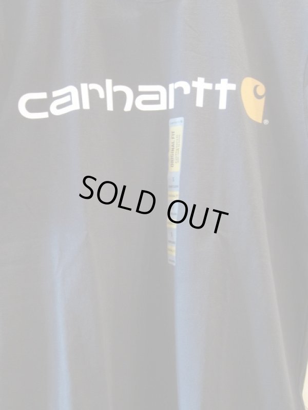 画像3: CARHARTT/SHORT SLEEVE LOGO T  BLACK