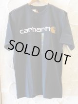 画像: CARHARTT/SHORT SLEEVE LOGO T  BLACK