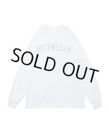 画像: ROTTWEILER/COLLEGE LOGO LS T  GRAY