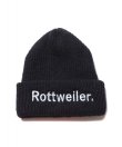 画像1: ROTTWEILER/BRONER ROTTWEILER KNIT CAP  BLACK