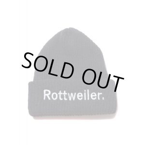 画像: ROTTWEILER/BRONER ROTTWEILER KNIT CAP  BLACK