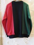 画像3: FTC/COLOR BLOCKED CREW NECK  BLACK