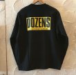 画像1: RATS/DOZENS BOX LOGO L/S T  BLACK