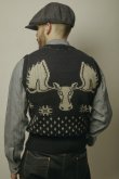 画像3: (SALE 35%OFF) BELAFOTE/MOOSE SQURE NECK VEST  BLACK