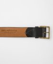 画像4: BELAFOTE/RT LEATHER BELT 45mm BLACKxBRASS 