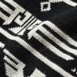 画像4: RATS/NATIVE JACQUARD KNIT  BLACK