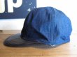 画像3: (SALE 35%OFF) BELAFOTE/RT LEATHERxDENIM CHOPPER CAP DENIM