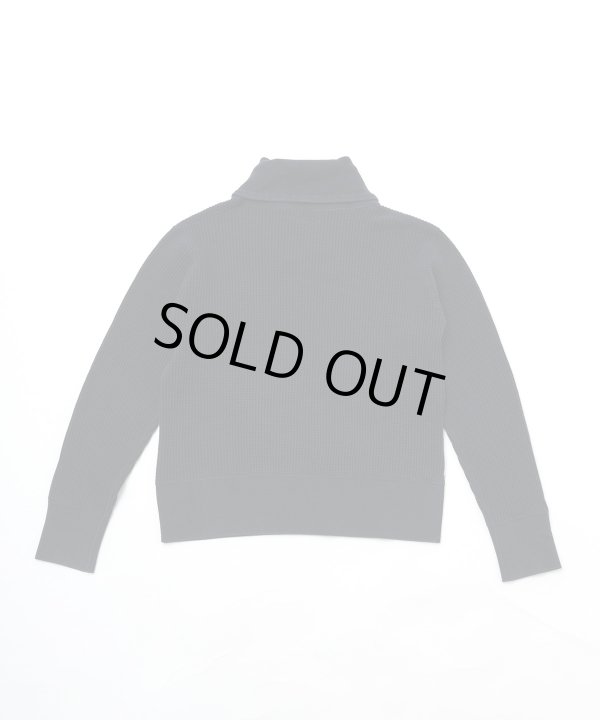 画像6: BELAFOTE/RT HEAVY WAFFLE SHAWL PULLOVER BLACK